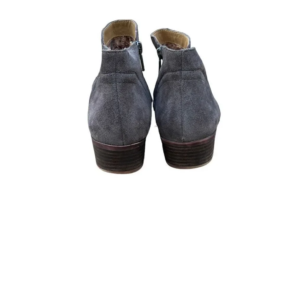 LUCKY BRAND BeTwixt Brown Suede Zip-up Bootie Size 8.5